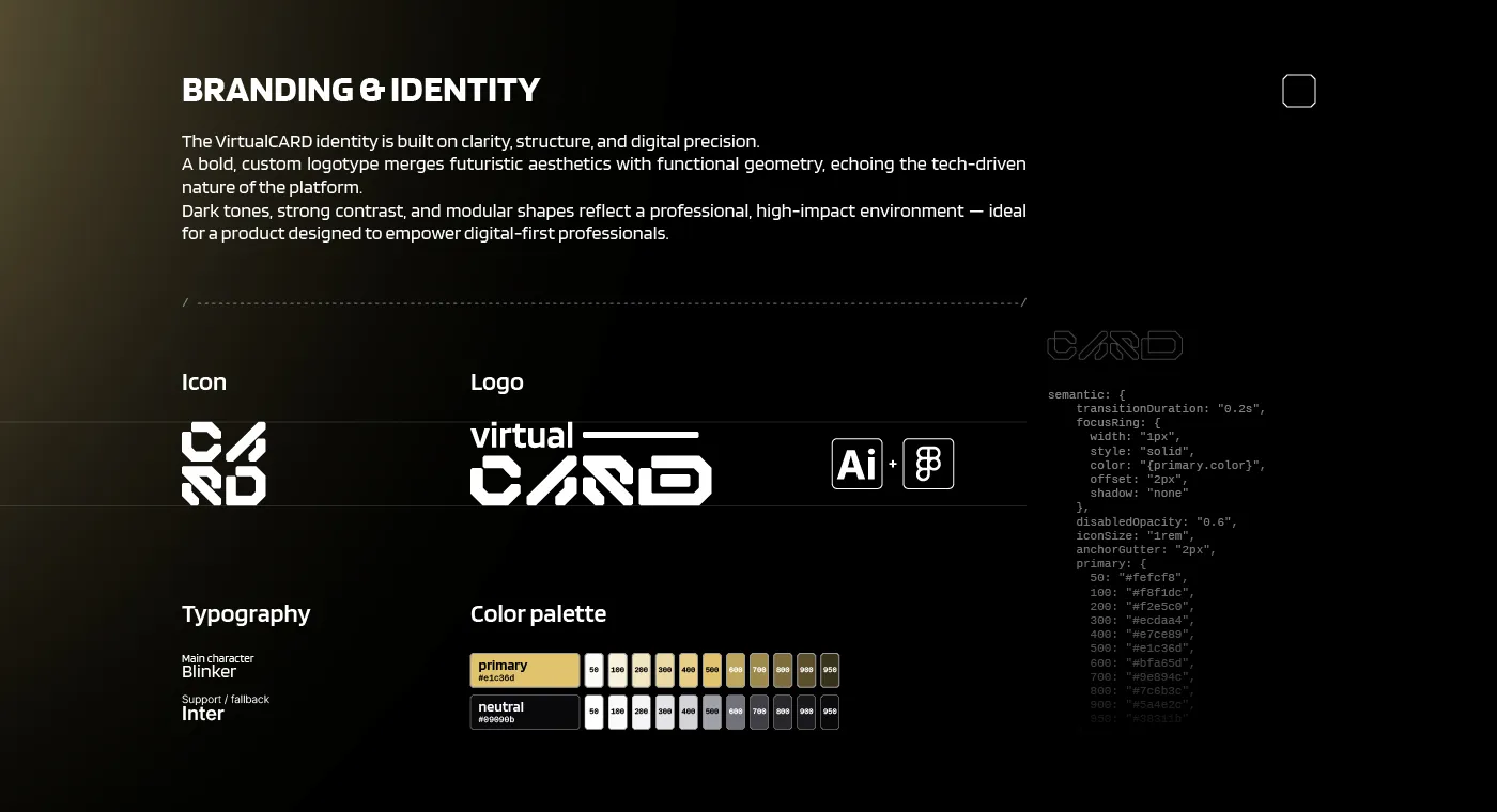 Branding & Identity - VirtualCard